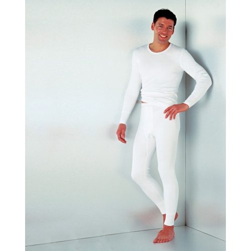 Con-ta heren pantalon lang aangeruwd wit