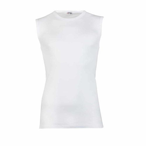 Beeren heren shirt ronde hals wit