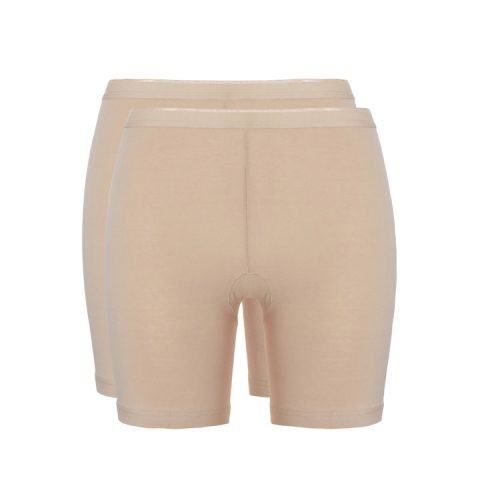 Fietsonderbroek beige 2-pack beige