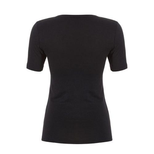 Thermoshirt korte mouw zwart 30239 - Afbeelding 2