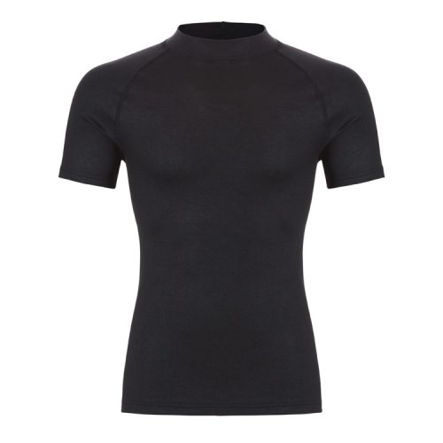 Thermoshirt korte mouw zwart