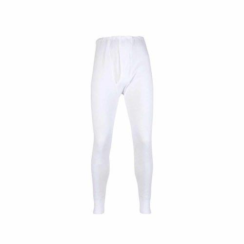 Beeren lange pantalon heren wit interlock