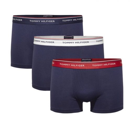 TOMMY HILFIGER TRUNK BOXERSHORTS BLAUW 3-PACK