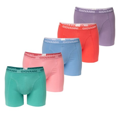 Giovanni 5-pack herenboxer, type Summertime